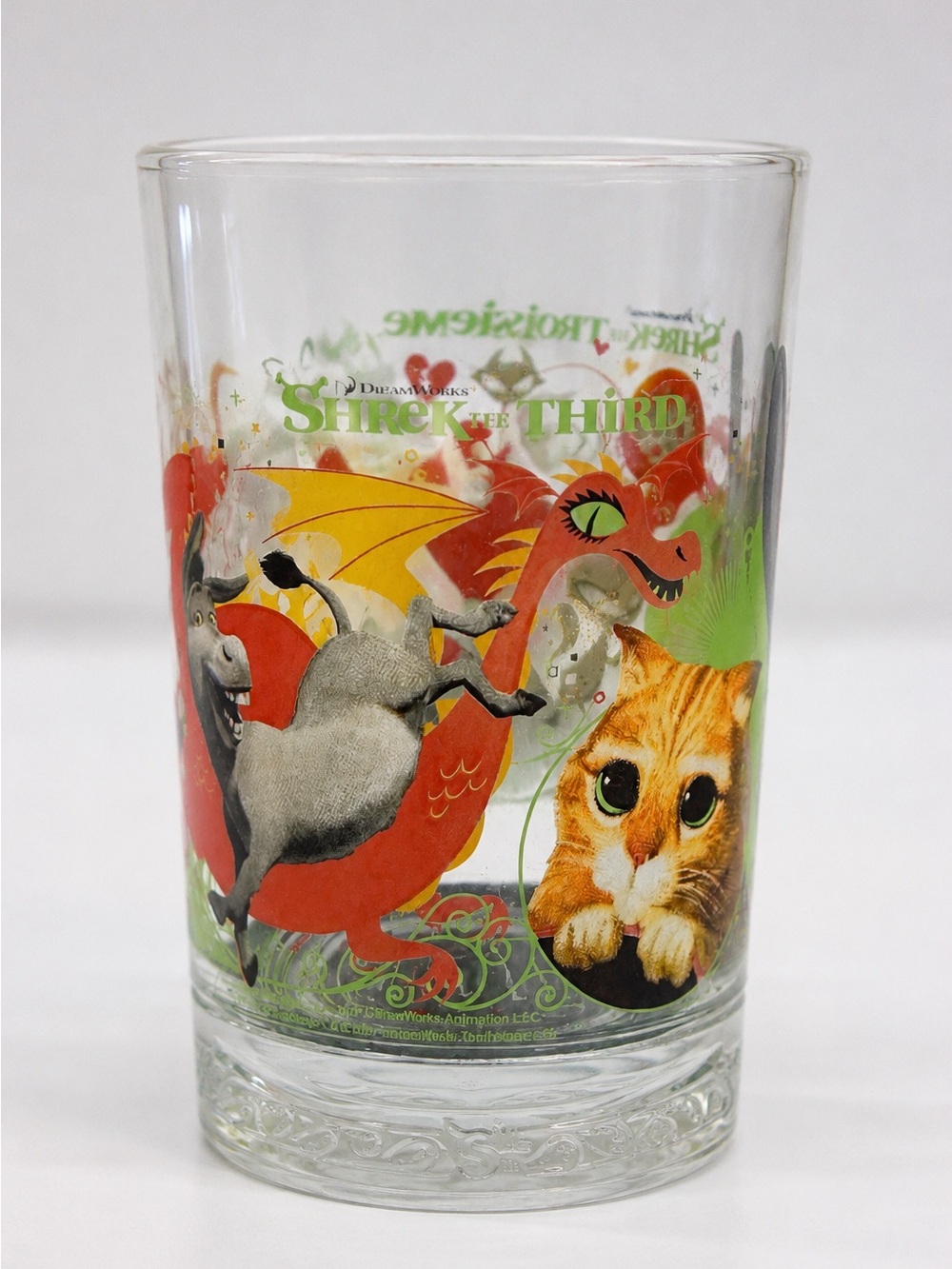 McDonald’s Shrek the Third 2007 DreamWorks Collector Drinking Glass Cup